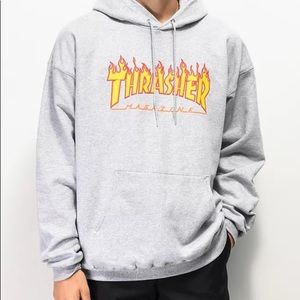 Gray thrasher hoodie in near perfect condition- only worn once!!